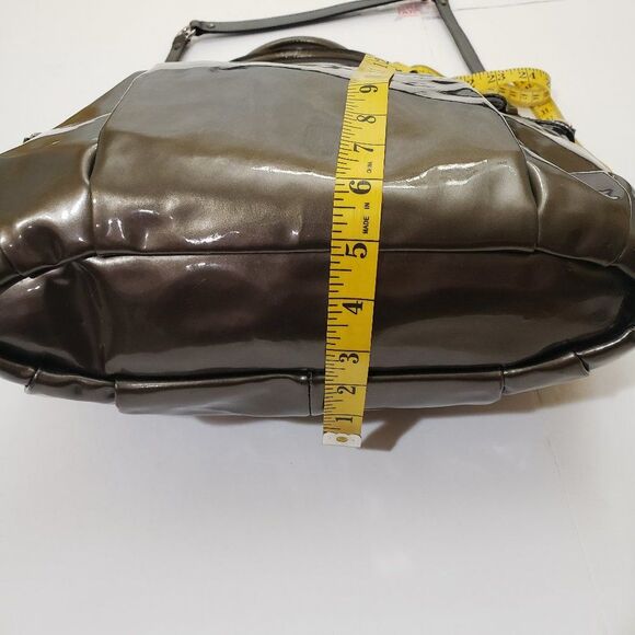 Coach 18627 Madison Pewter Patent Leather Lindsey - Picture 12 of 16